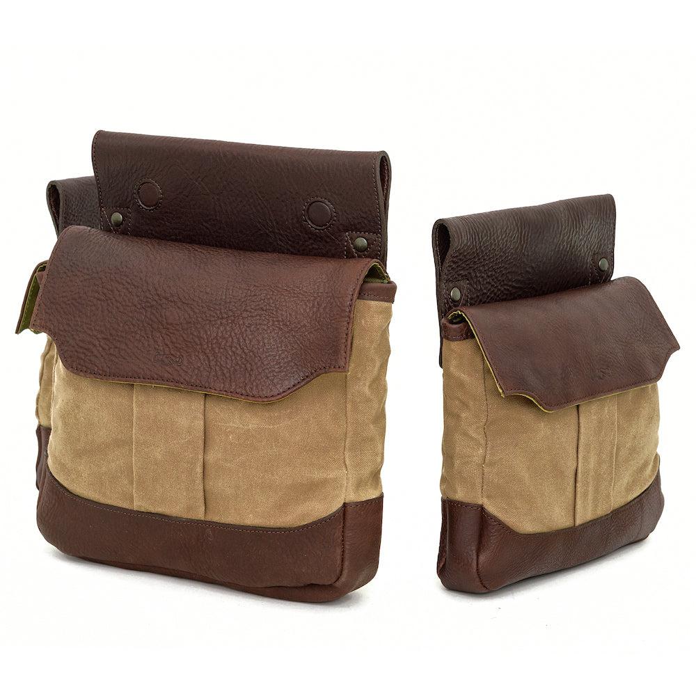 White Wing Waxed Canvas Hunting Heritage Bird Bag Set-Bags > Hunting & Outdoor > Waxed Canvas-White Wing-Smoke-Brown-Mission Mercantile Leather Goods