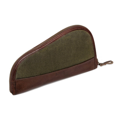 White Wing Waxed Canvas Hunting Pistol Case-Bags > Hunting & Outdoor > Waxed Canvas-Smoke-Forest-Mission Mercantile Leather Goods