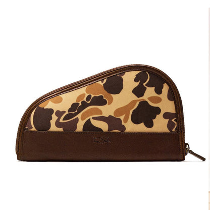 White Wing Waxed Canvas Hunting Pistol Case-Bags > Hunting & Outdoor > Waxed Canvas-Smoke-Vintage Camo-Mission Mercantile Leather Goods