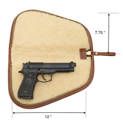White Wing Waxed Canvas Hunting Pistol Case-Bags > Hunting & Outdoor > Waxed Canvas-Smoke-Vintage Camo-Mission Mercantile Leather Goods