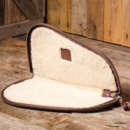 White Wing Waxed Canvas Hunting Pistol Case-Bags > Hunting & Outdoor > Waxed Canvas-Smoke-Brown-Mission Mercantile Leather Goods