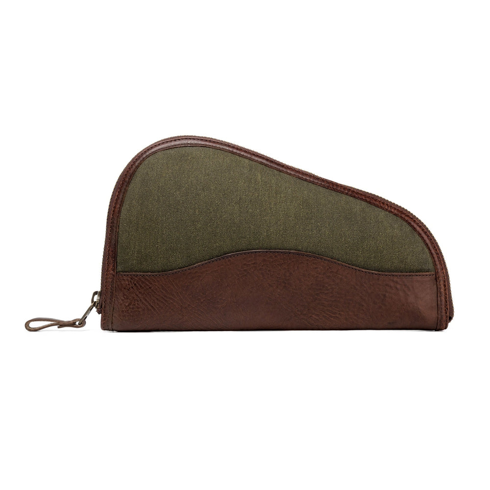 White Wing Waxed Canvas Hunting Pistol Case-Bags > Hunting & Outdoor > Waxed Canvas-Smoke-Forest-Mission Mercantile Leather Goods