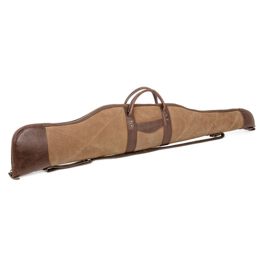 White Wing Waxed Canvas Hunting Rifle Case-Bags > Hunting & Outdoor > Waxed Canvas-Smoke-Brown-Mission Mercantile Leather Goods