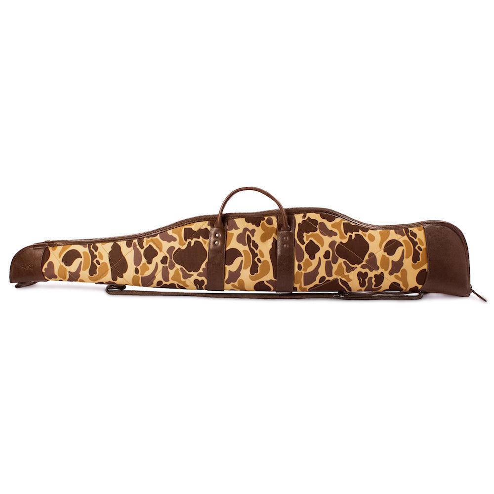 White Wing Waxed Canvas Hunting Rifle Case-Bags > Hunting & Outdoor > Waxed Canvas-Smoke-Vintage Camo-Mission Mercantile Leather Goods