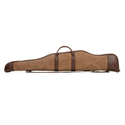 White Wing Waxed Canvas Hunting Rifle Case-Bags > Hunting & Outdoor > Waxed Canvas-Smoke-Brown-Mission Mercantile Leather Goods