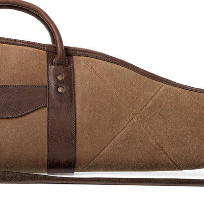 White Wing Waxed Canvas Hunting Rifle Case-Bags > Hunting & Outdoor > Waxed Canvas-Smoke-Brown-Mission Mercantile Leather Goods