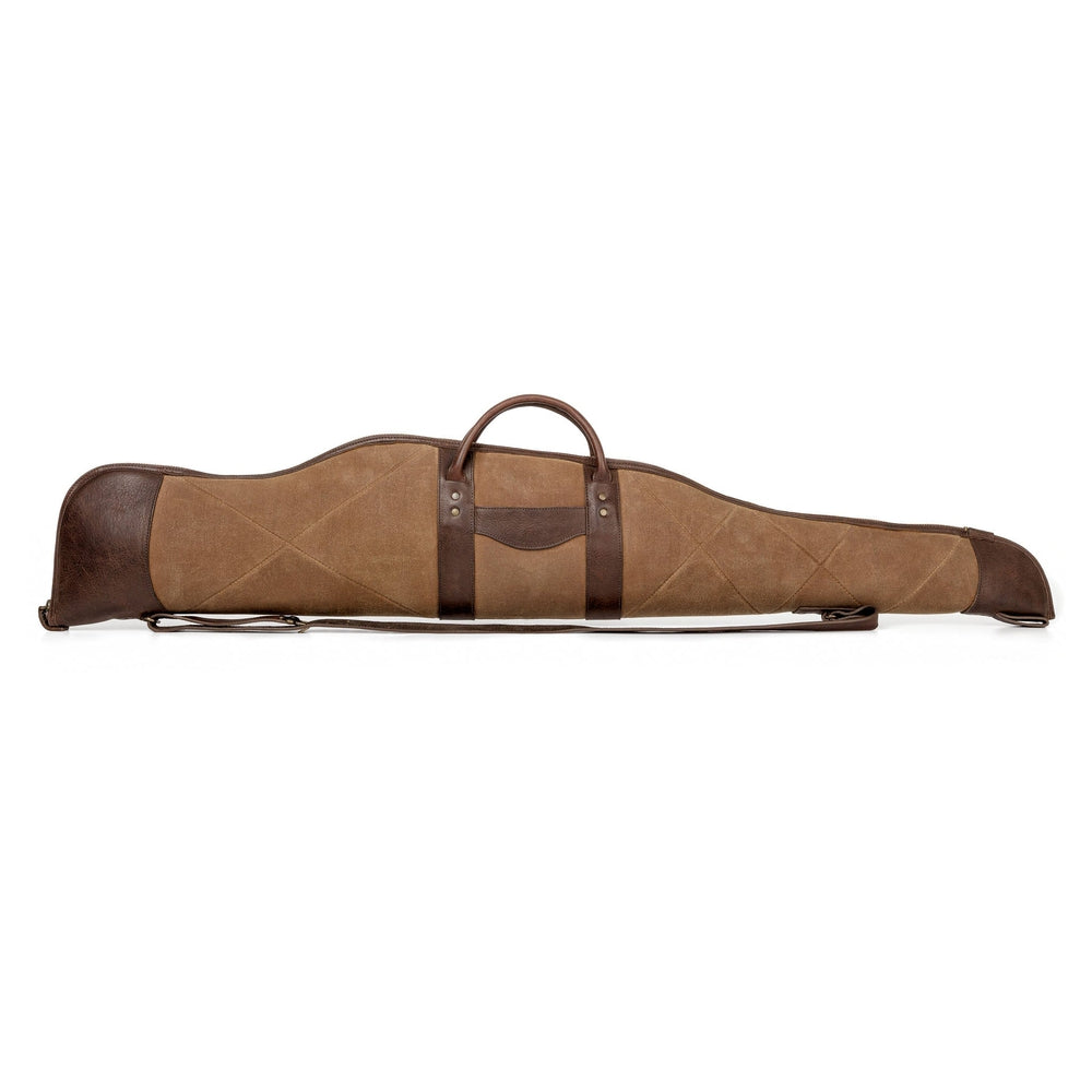 White Wing Waxed Canvas Hunting Rifle Case-Bags > Hunting & Outdoor > Waxed Canvas-Smoke-Brown-Mission Mercantile Leather Goods