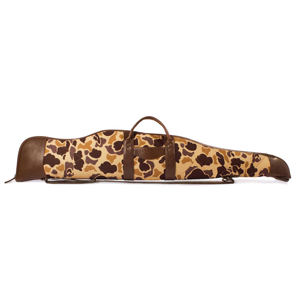 White Wing Waxed Canvas Hunting Rifle Case-Bags > Hunting & Outdoor > Waxed Canvas-Smoke-Vintage Camo-Mission Mercantile Leather Goods