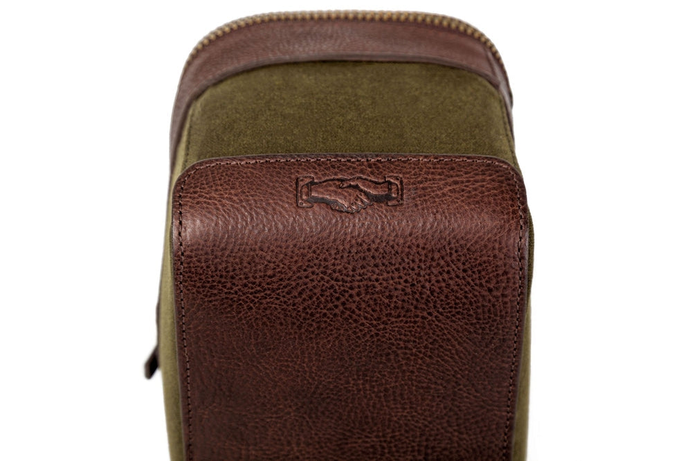 White Wing Waxed Canvas Hunting Shell Bag-Bags > Hunting & Outdoor > Waxed Canvas-Smoke-Forest-Mission Mercantile Leather Goods