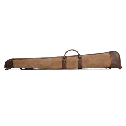 White Wing Waxed Canvas Hunting Shotgun Case-Bags > Hunting & Outdoor > Waxed Canvas-Smoke-Brown-Mission Mercantile Leather Goods