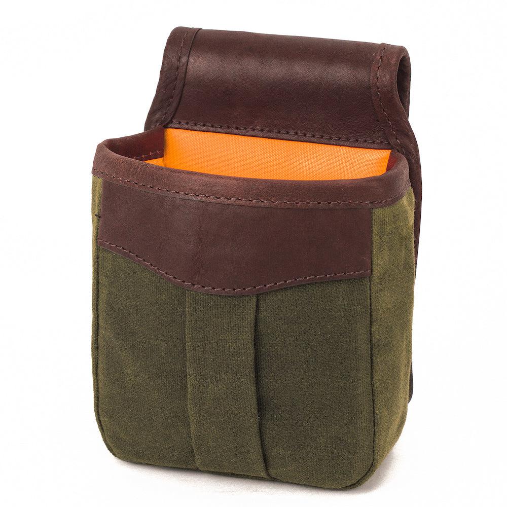 White Wing Waxed Canvas Hunting Single Belt Pouch-Bags > Hunting & Outdoor > Waxed Canvas-White Wing-Smoke-Forest-Mission Mercantile Leather Goods
