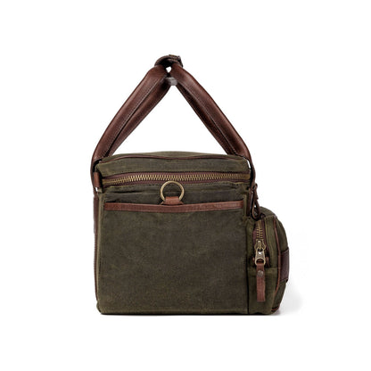 White Wing Waxed Canvas Scout Cooler-Accessories > Beverage Carriers & Coolers > Waxed Canvas-Smoke-Forest-Mission Mercantile Leather Goods