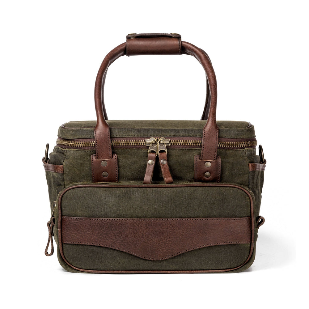 White Wing Waxed Canvas Scout Cooler-Accessories > Beverage Carriers & Coolers > Waxed Canvas-Smoke-Forest-Mission Mercantile Leather Goods