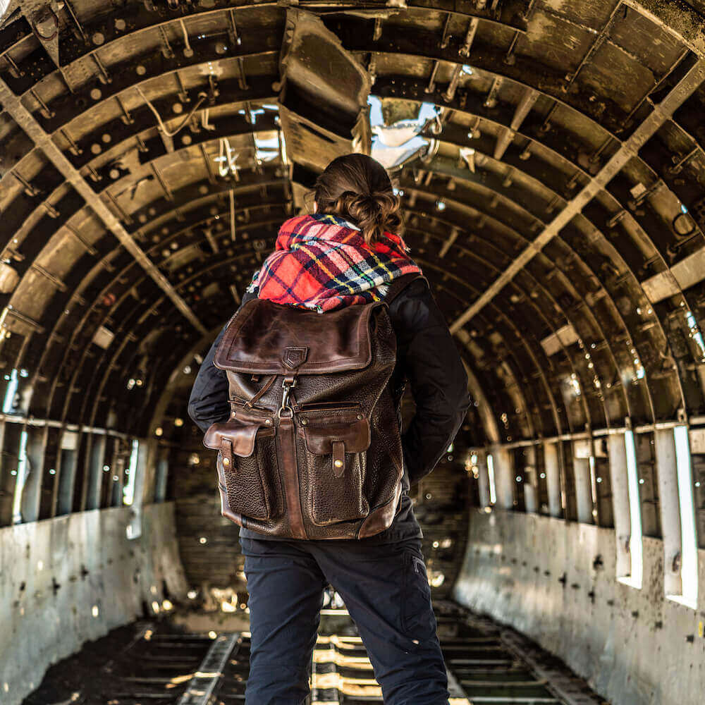 Theodore Leather Backpack-Bags > Backpack > Leather-Espresso-Mission Mercantile Leather Goods