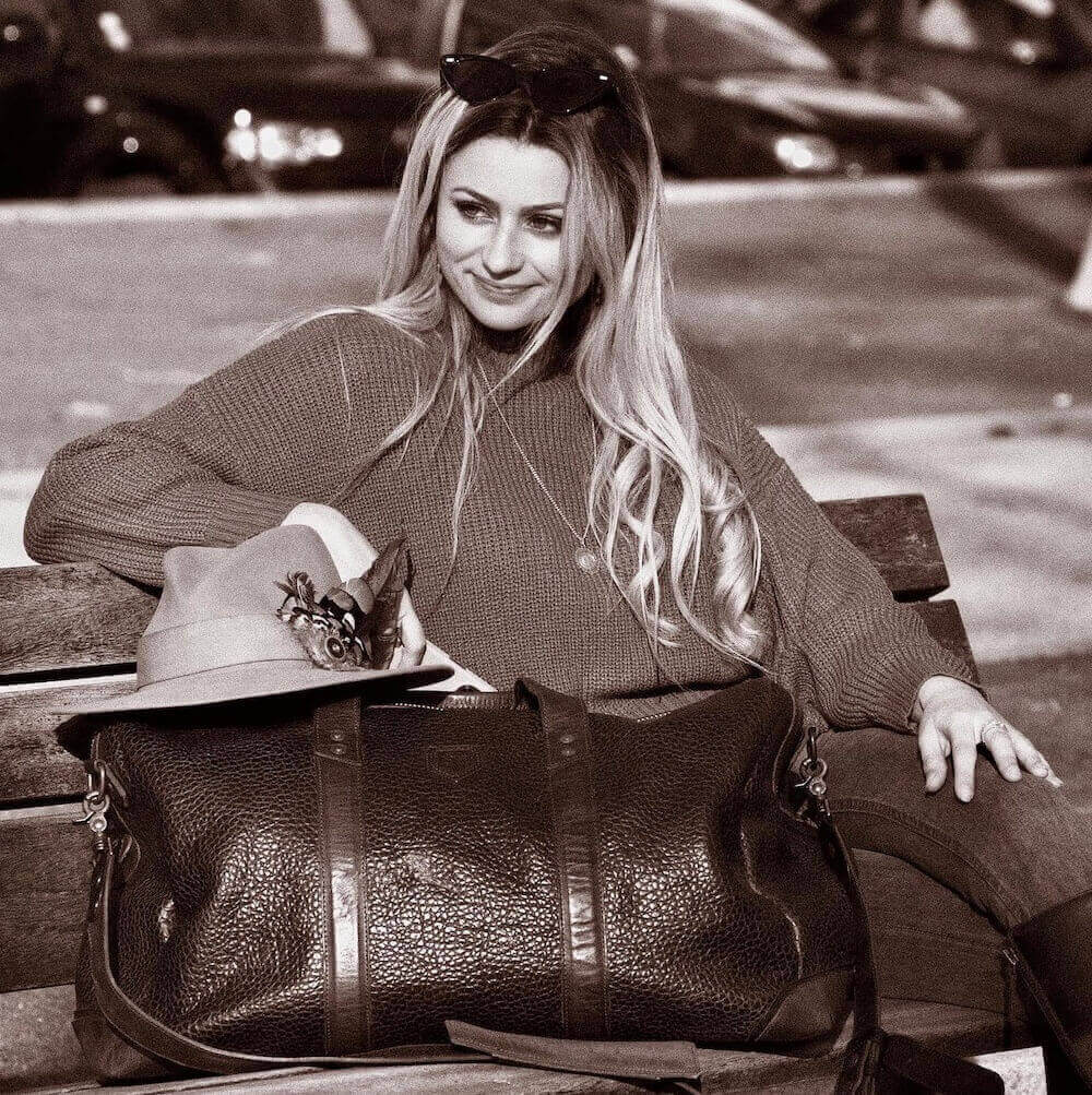Theodore Leather Duffle Bag-Bags > Duffle Bag > Leather-Espresso-Mission Mercantile Leather Goods