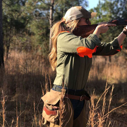 White Wing Waxed Canvas Hunting Game Bag Set-Bags > Hunting & Outdoor > Waxed Canvas-Smoke-Brown-Mission Mercantile Leather Goods