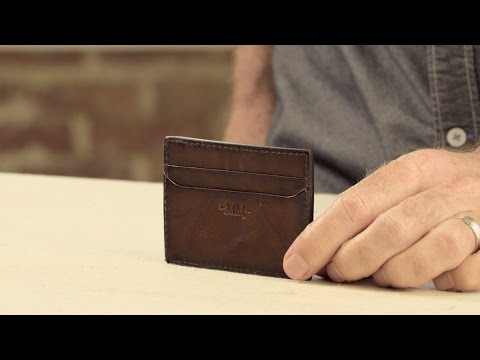 Benjamin Leather Front Pocket Wallet-Accessories > Wallet > Leather-Hickory-Mission Mercantile Leather Goods